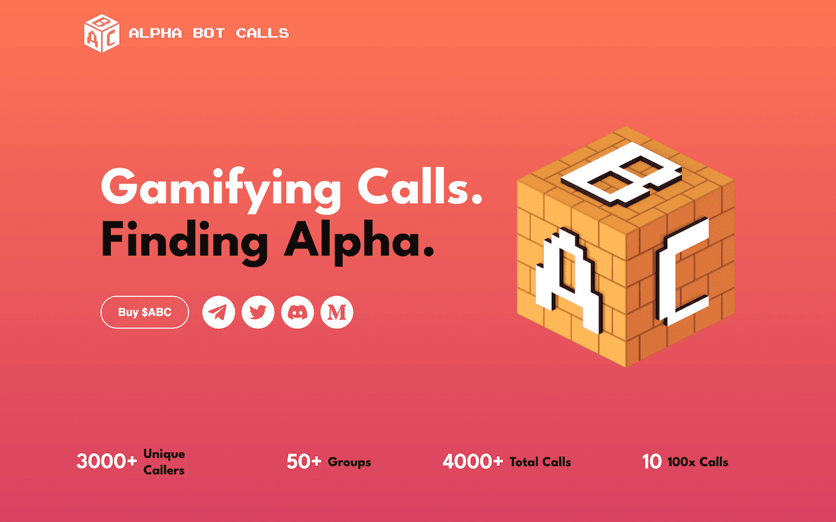 AlphaBotCalls project screenshot